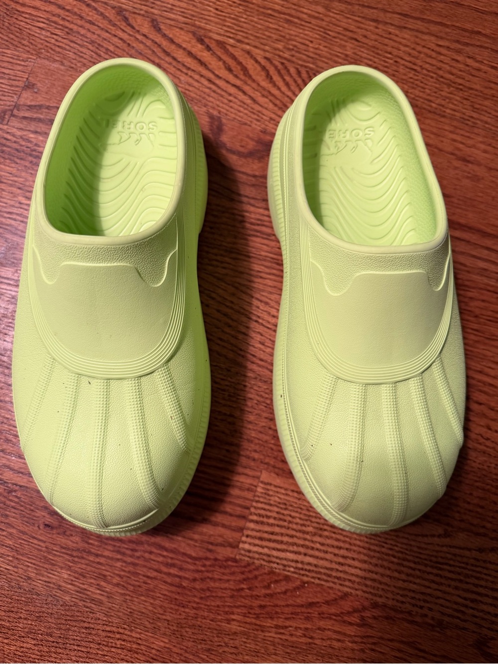 Sorel Lime Green Slip-On Waterproof Clog